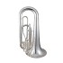 King KMT410S Performance Marching Tuba w/Case, Silver