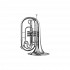 Adams MF1S Marching French Horn, Slv