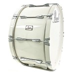 Pearl PB2814 14x28 Marching Bass Drum, Arctic White