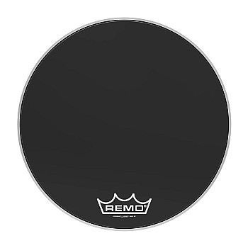 Remo PowerMax 2 Ebony Bass Drum Head w/Crimplock