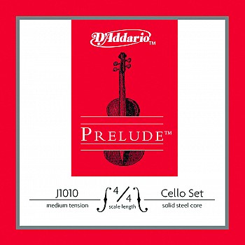 D'Addario Prelude J1010 Cello String Set, 1/2 Size