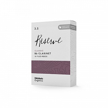 Reserve Classic Organic Bb Clarinet Reeds, Box/10