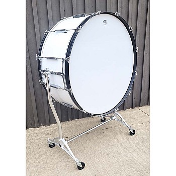 WFL 16x36 Concert Bass Drum w/Stand, White (SL99)
