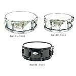 Closeout Sale! Set of 3 Pearl 5.5x14 Concert Snare Drums, Chrome & Black