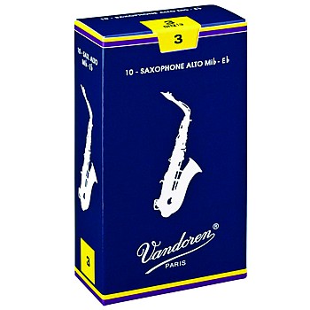 Closeout! Vandoren Alto Sax Reeds, Strength 4/Box 10