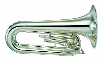 Yamaha YBB202MSWC Marching Tuba w/Case, Slv