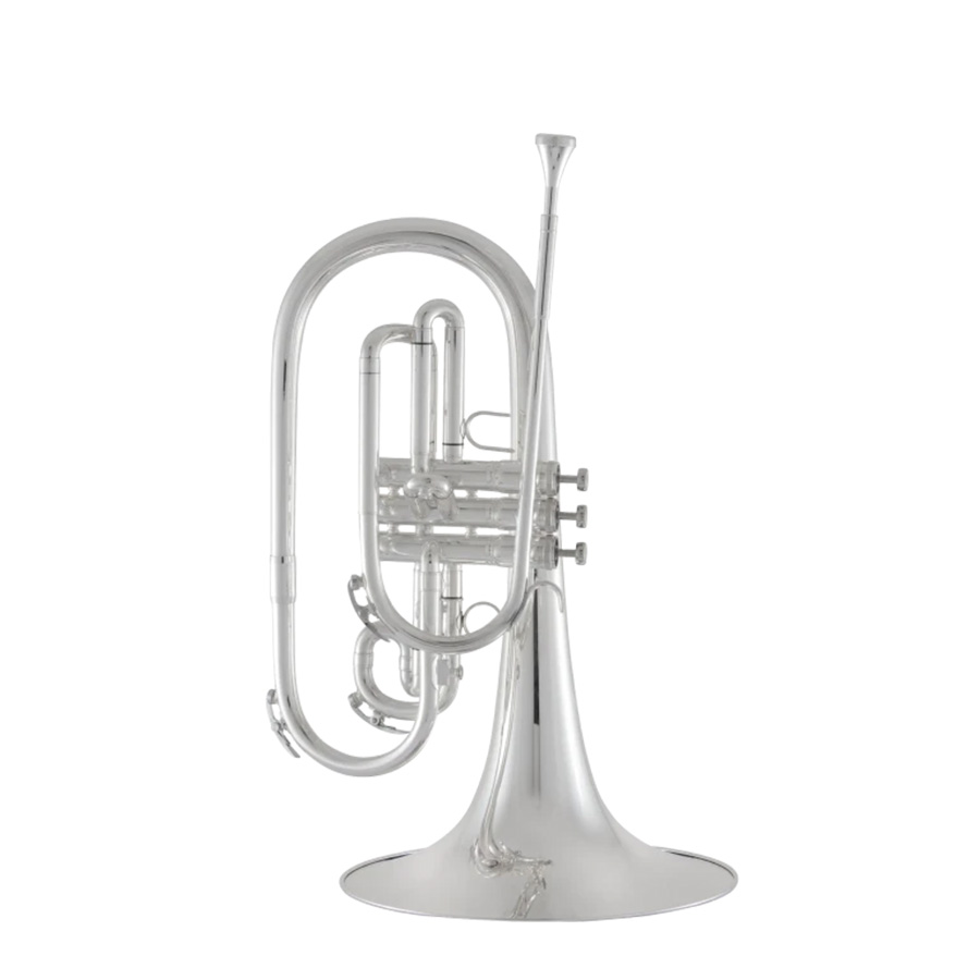 King KMH611S Ultimate Marching French Horn, Silver | Products